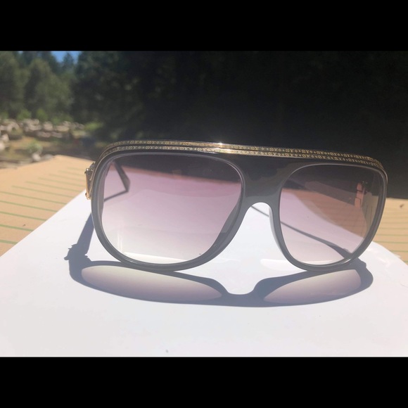 DHgate.com LV Louis Vuitton millionaire sunglasses unboxing and